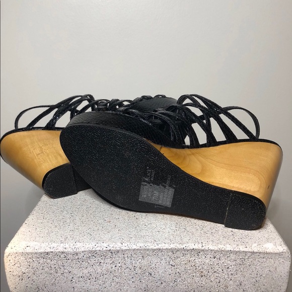 White House Black Market "Brandon" Snake Wedges - Picture 4 of 5